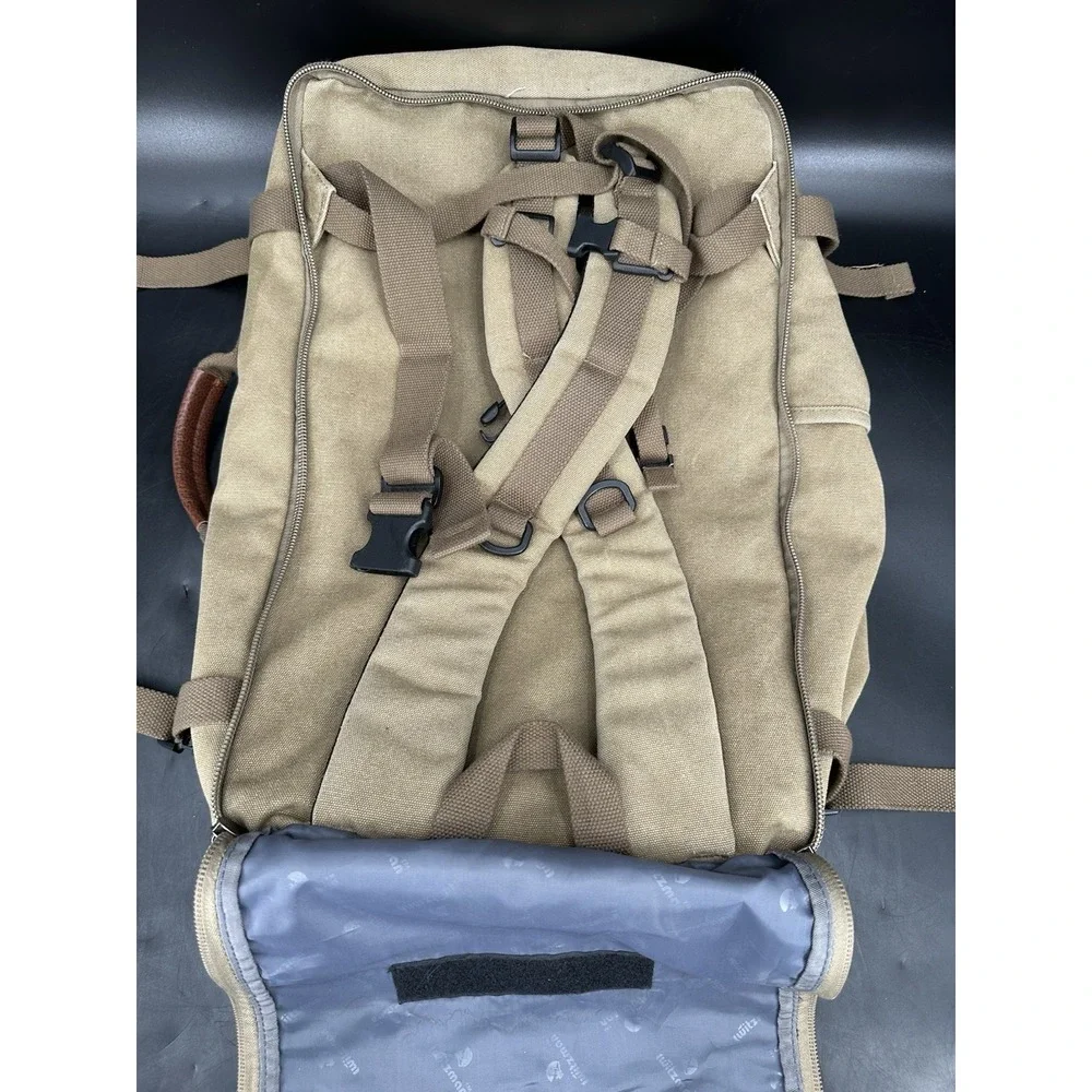 Witzman Recreation Canvas‎ Travel Convertible Backpack Carryon Duffle Bag